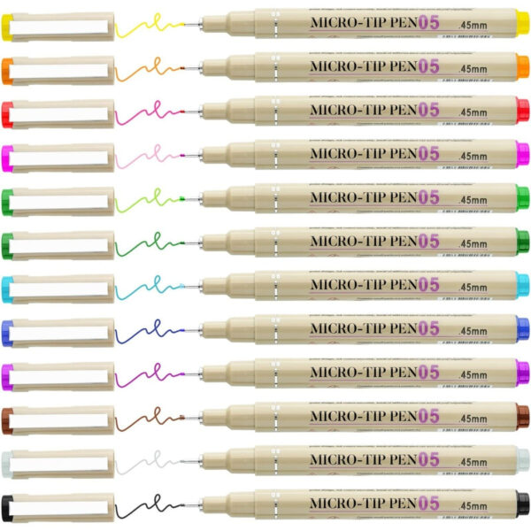 18_b952129a-52f9-4732-aad2-ffb5be3e6653.jpg Buy Micro Lines Pen (12Pcs) 0.5mm - E8050C - Keepsmiling Online In Pakistan