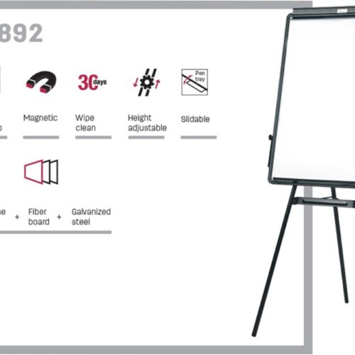 Flip Chart White Board With Tripod Stand 2x3