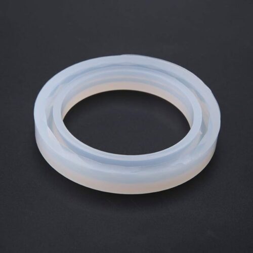 Silicone Mold Simple Ring 0.5 DJ-143 " - White