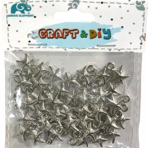 6_f641d667-a2fb-405f-9a6e-c3b2ac278743.jpg Art & Craft Plastic Star Small - Golden / Silver - 7863