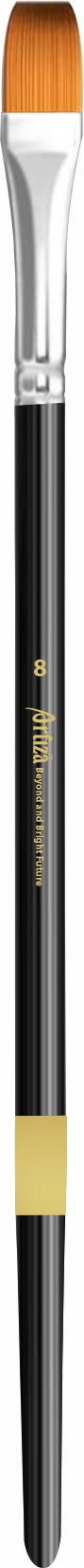 Paint Brush Flat - Black - Artiza