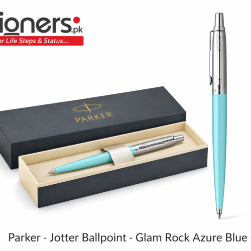 Parker Jotter Ballpoint - Glam Rock Azure Blue CT
