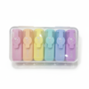 Mini Highlighter Set 6-Piece with Portable Storage Case