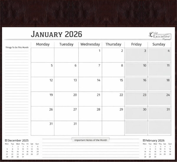 Table Planner Rexin Base