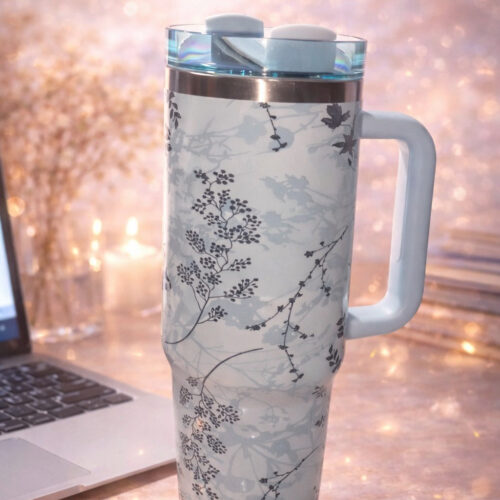 Elegant Floral Stainless Steel waer bottle - Tumbler