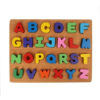 Educational Wooden Puzzle Board | Urdu Alphabet, Small abc, Capital ABC & 123 Numbers